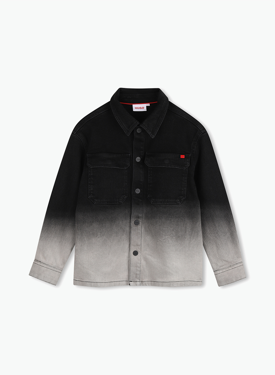 Gradient denim jacket