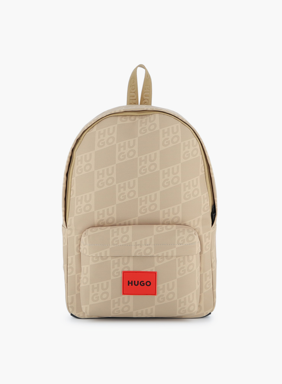 Spacious backpack with logo