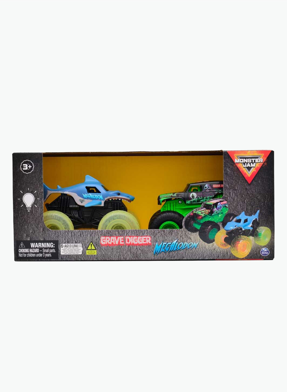 Մեքենաների հավաքածու Monster Jam 2-ը 1-ում
