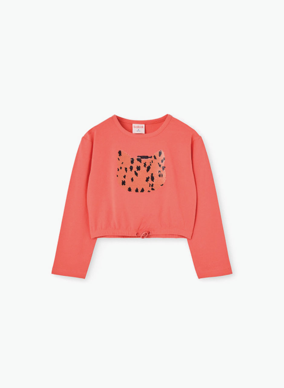 Glitter long-sleeved T-shirt Glitter long-sleeved T-shirt