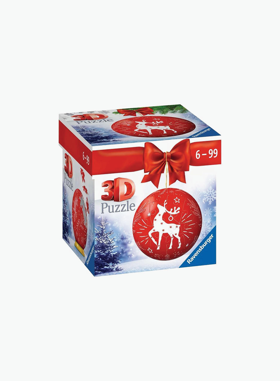 3D puzzle "Red Christmas decoration" 54 pc.