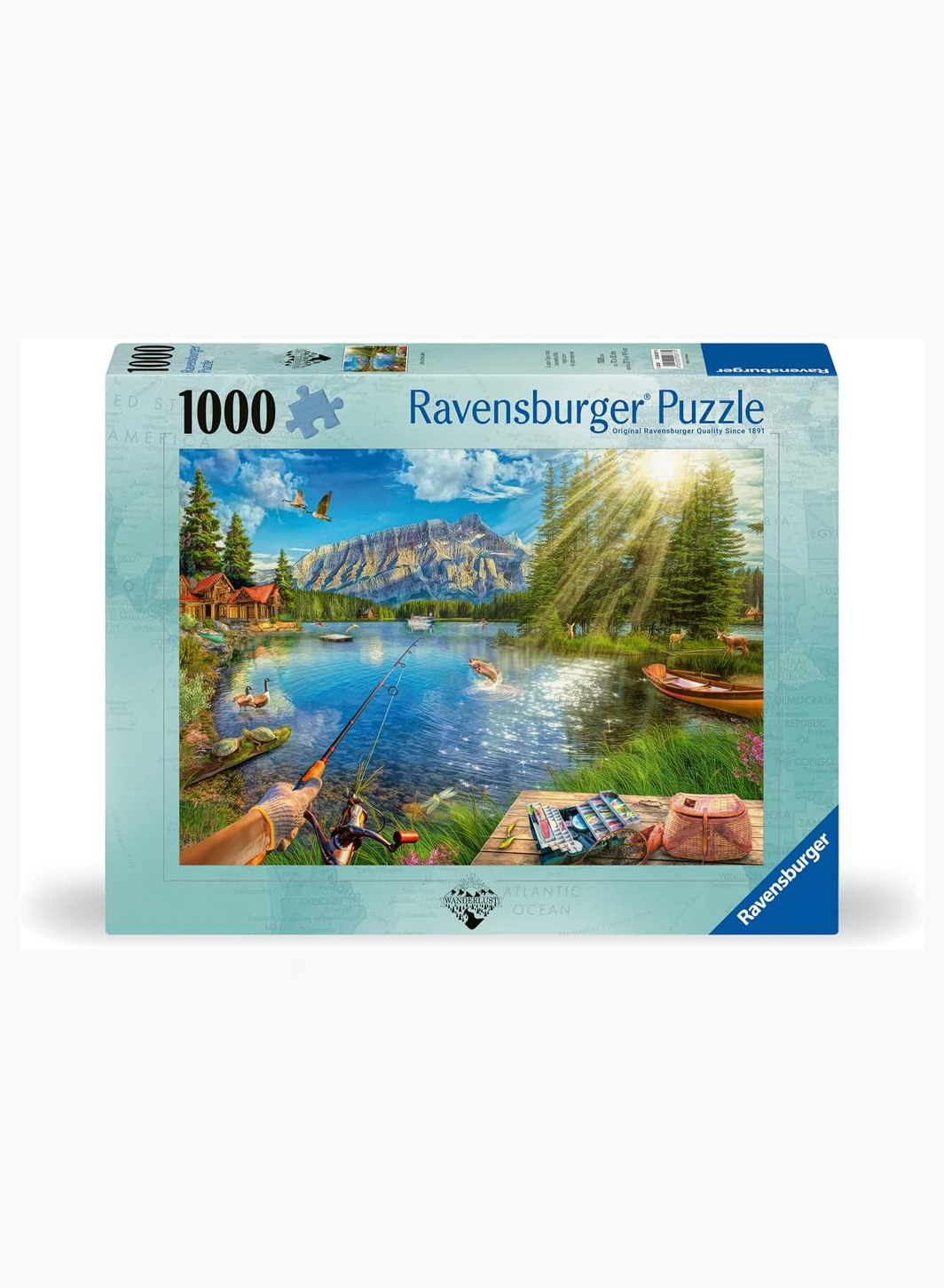 Puzzle "Life at the lake" 1000 pc.