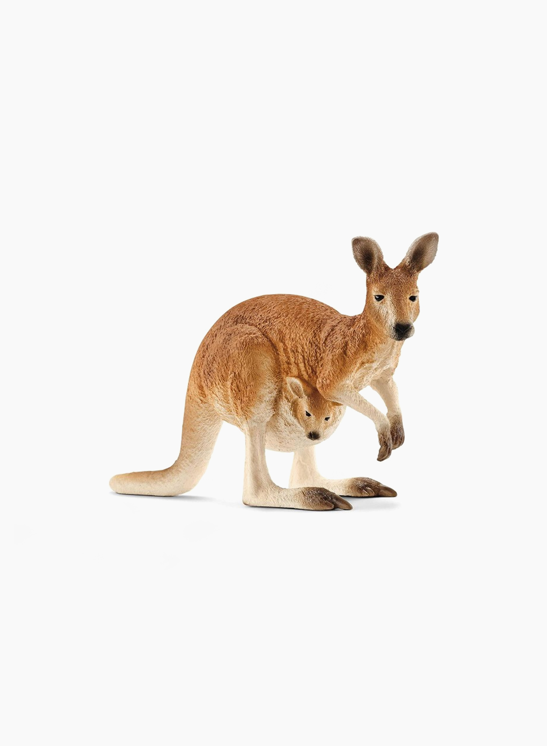 Animal figurine "Kangaroo with baby "