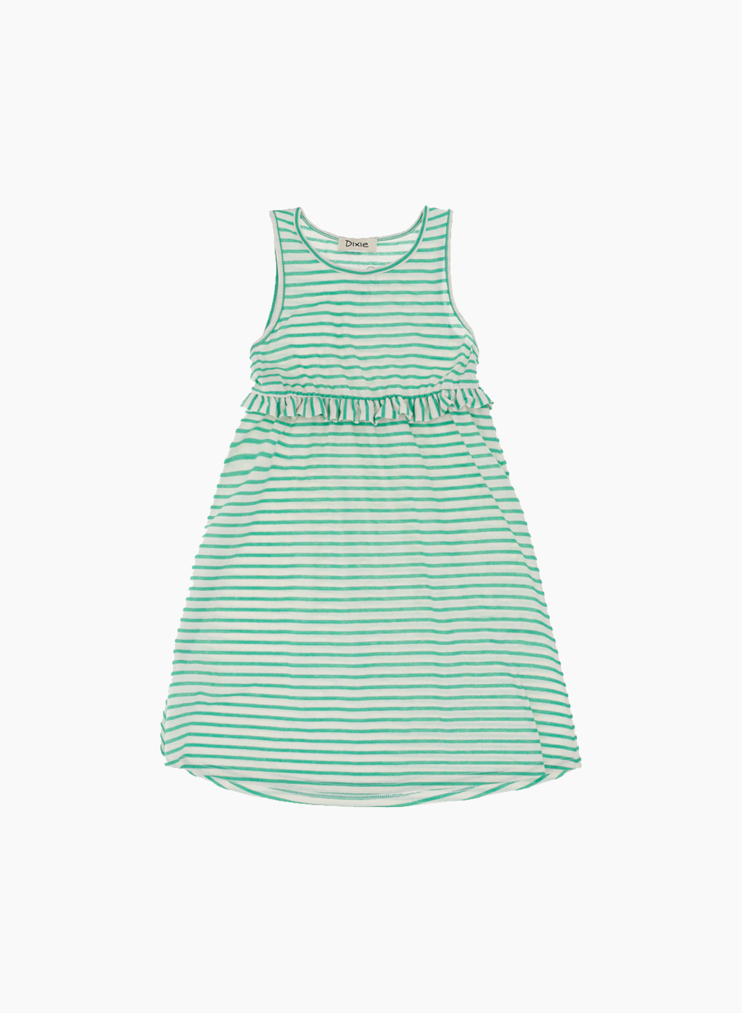 Գծավոր պրինտով կարճաթև զգեստ Գծավոր պրինտով կարճաթև զգեստ