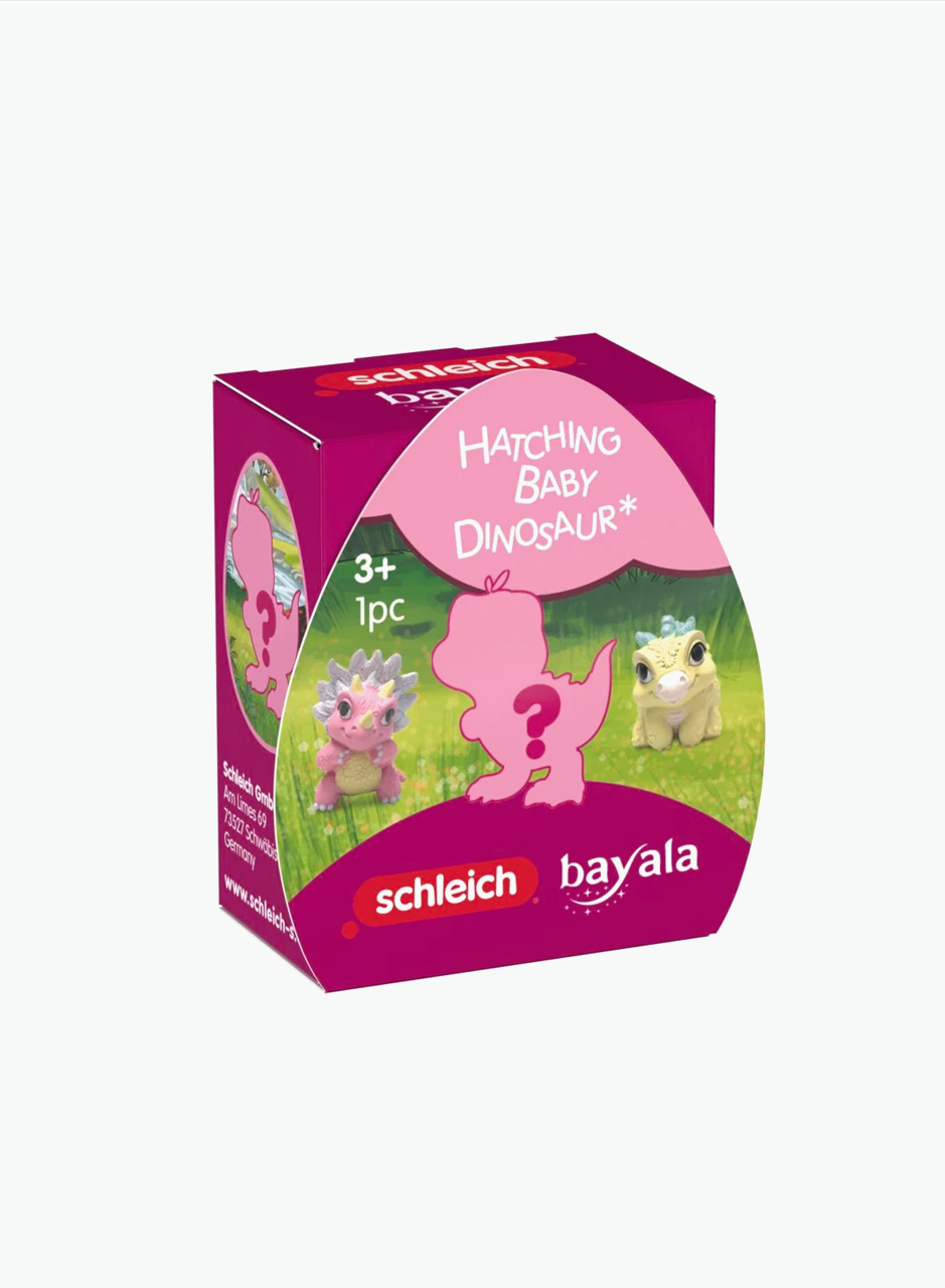 Surprise bag with a baby dinosaur figure