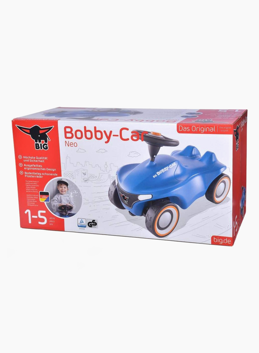 Ինքնագլոր մեքենա Bobby car «Neo Blue» Ինքնագլոր մեքենա Bobby car «Neo Blue»