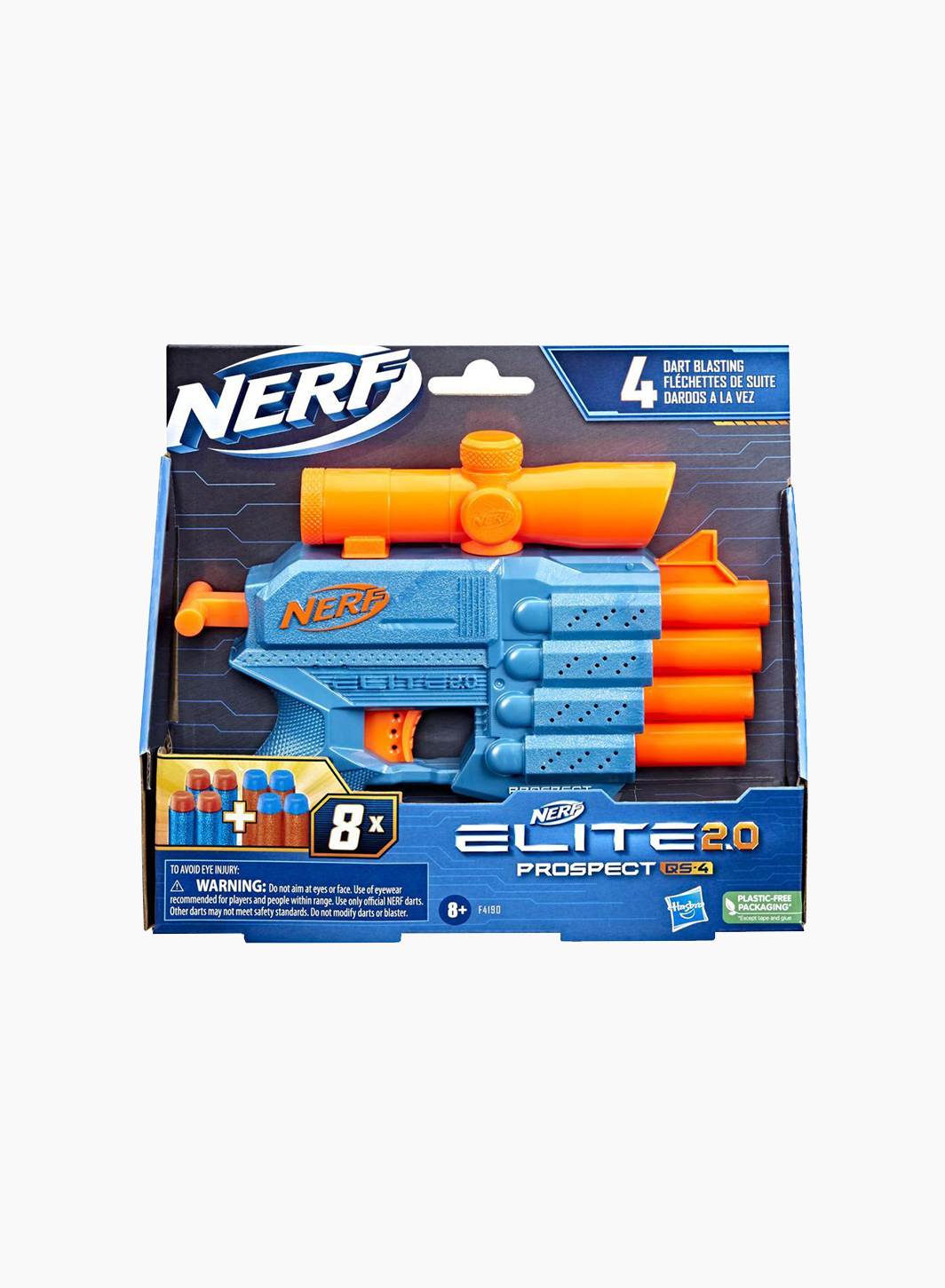 Blaster Nerf ELITE 2.0 "PROSPECT QS 4"