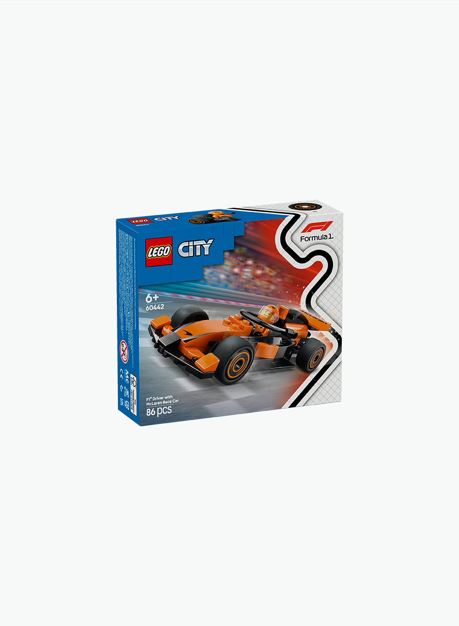 Конструктор City "Водитель F1® на гоночном автомобиле McLaren"