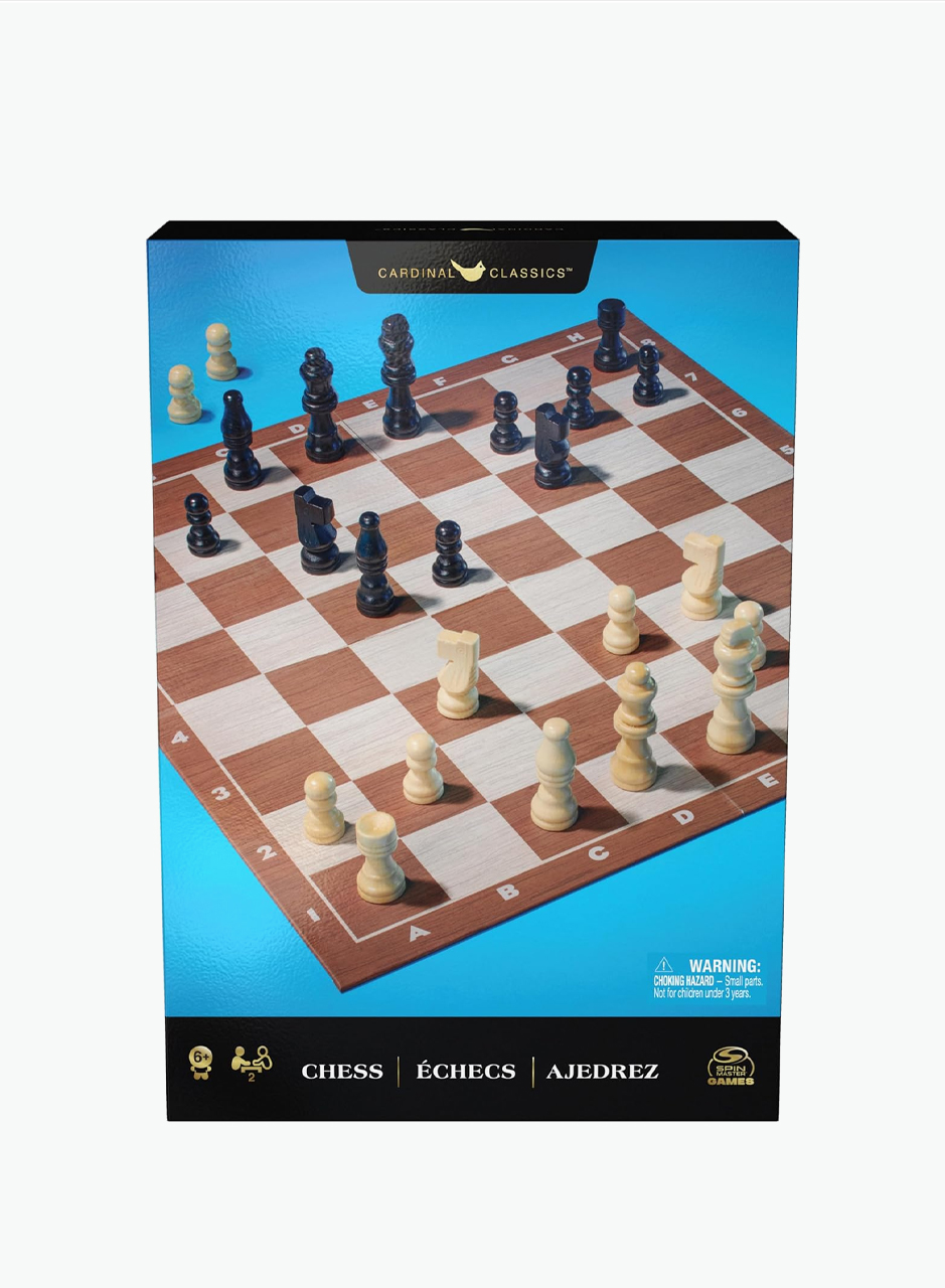 Wooden chess Spin Master
