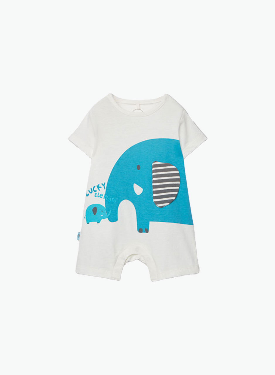 Boys' bodysuit "Lucky elephant"
