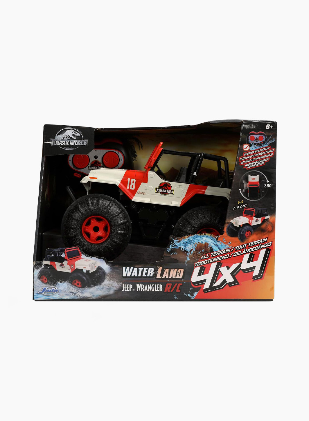 Remote controlled car "Water and land Jeep Wrangler"