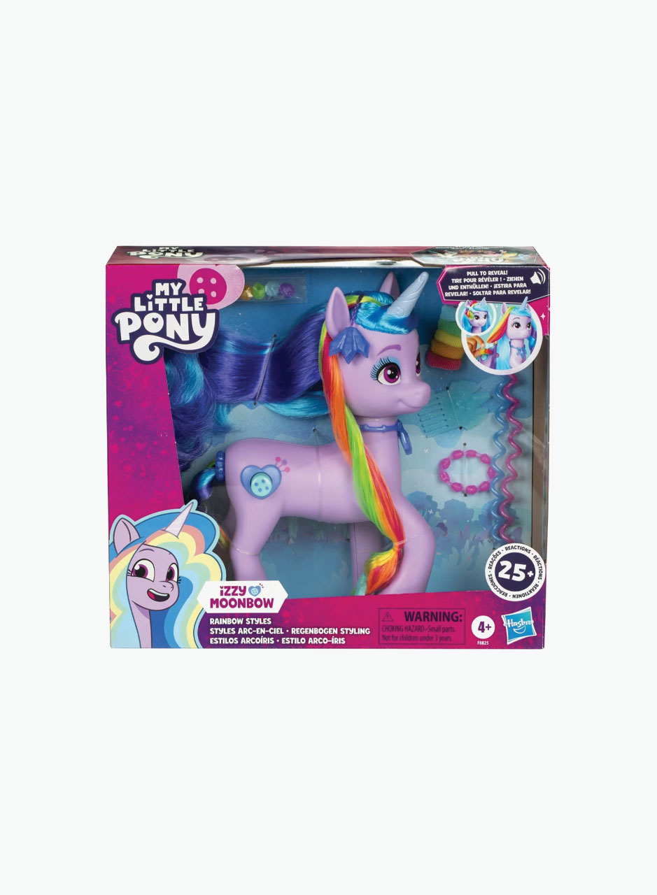 Cartoon figure Izzy Moonbow "Rainbow styles"