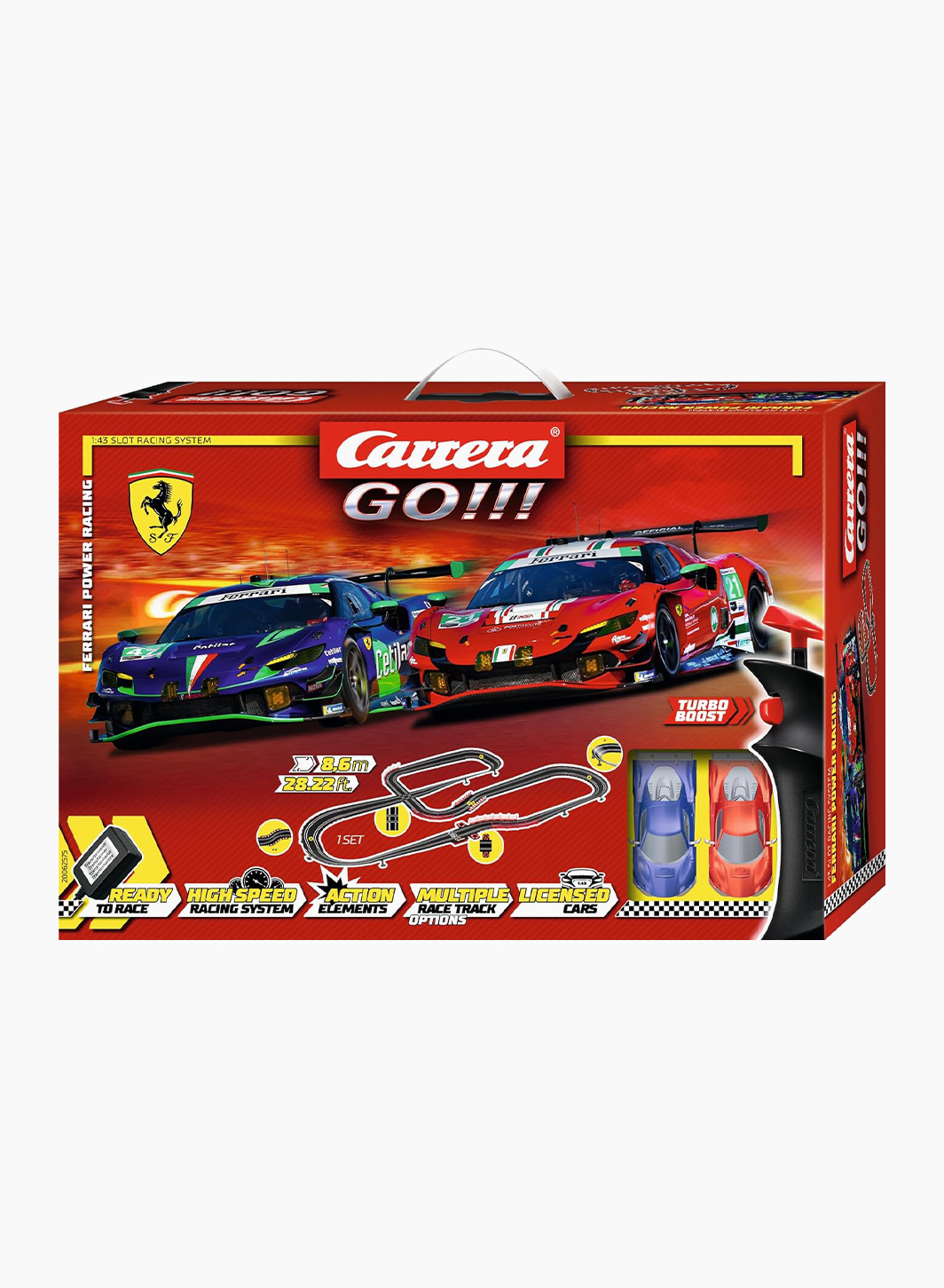 Набор гоночных трасс Carrera Go "Ferrari Power Racing"