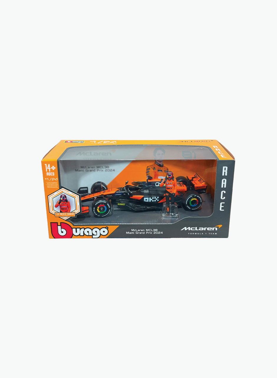 Մեքենա «Formula McLaren MCL38 #81 վարորդի հետ» Scale 1:24 Մեքենա «Formula McLaren MCL38 #81 վարորդի հետ» Scale 1:24