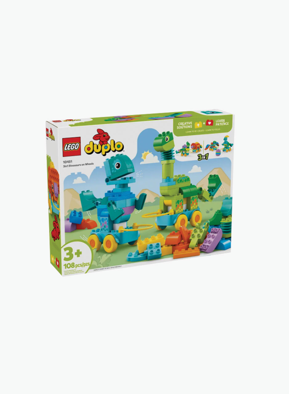 Constructor Duplo "3 in 1: Dinosaurs on wheels"
