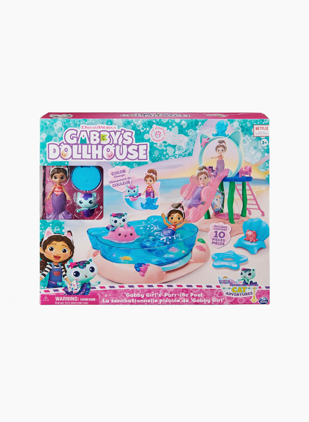 Playset "Barbie and cats in the pool"