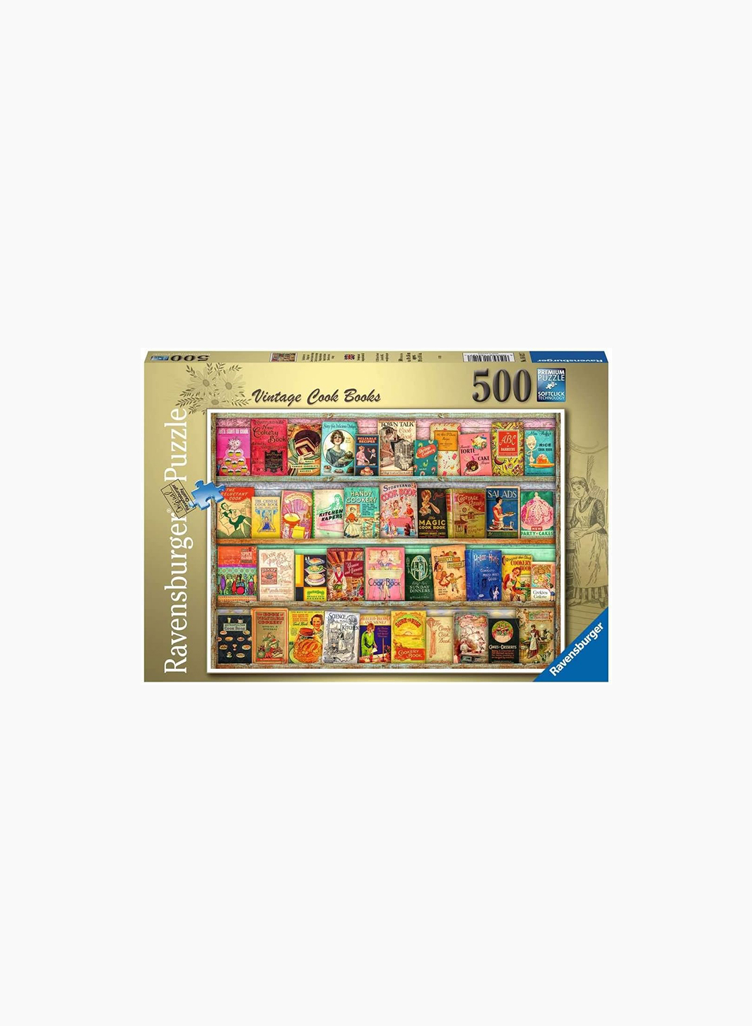 Пазл "Винтажные кулинарные книги" 500 шт.