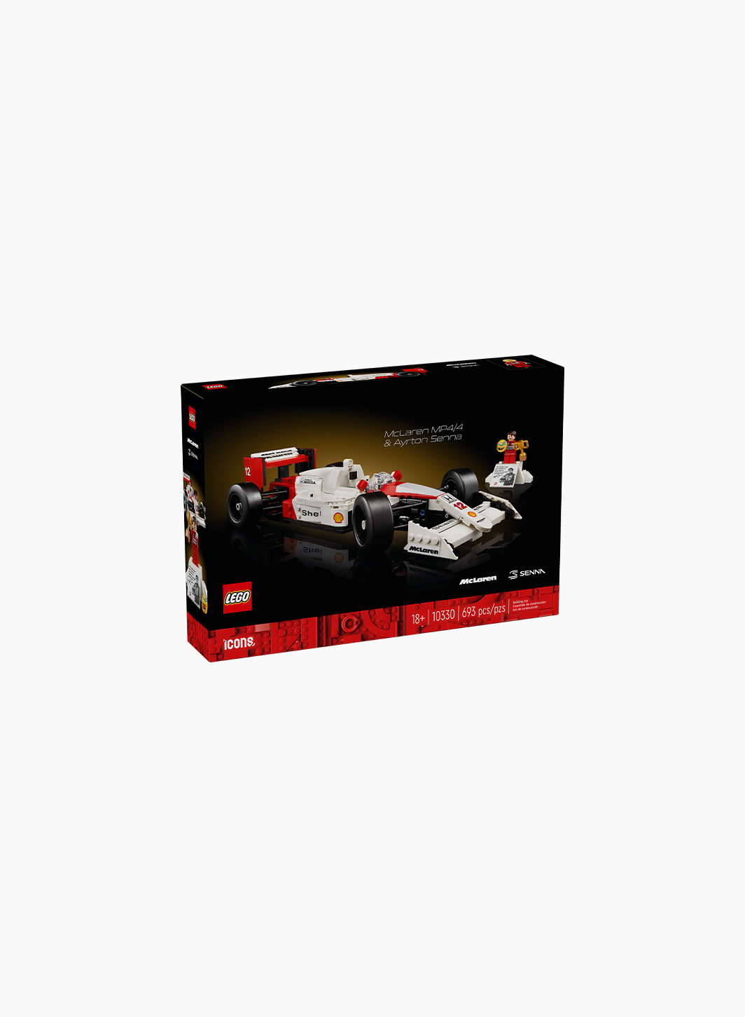 Конструктор Icons "McLaren MP4/4 и Айртон Сенна"