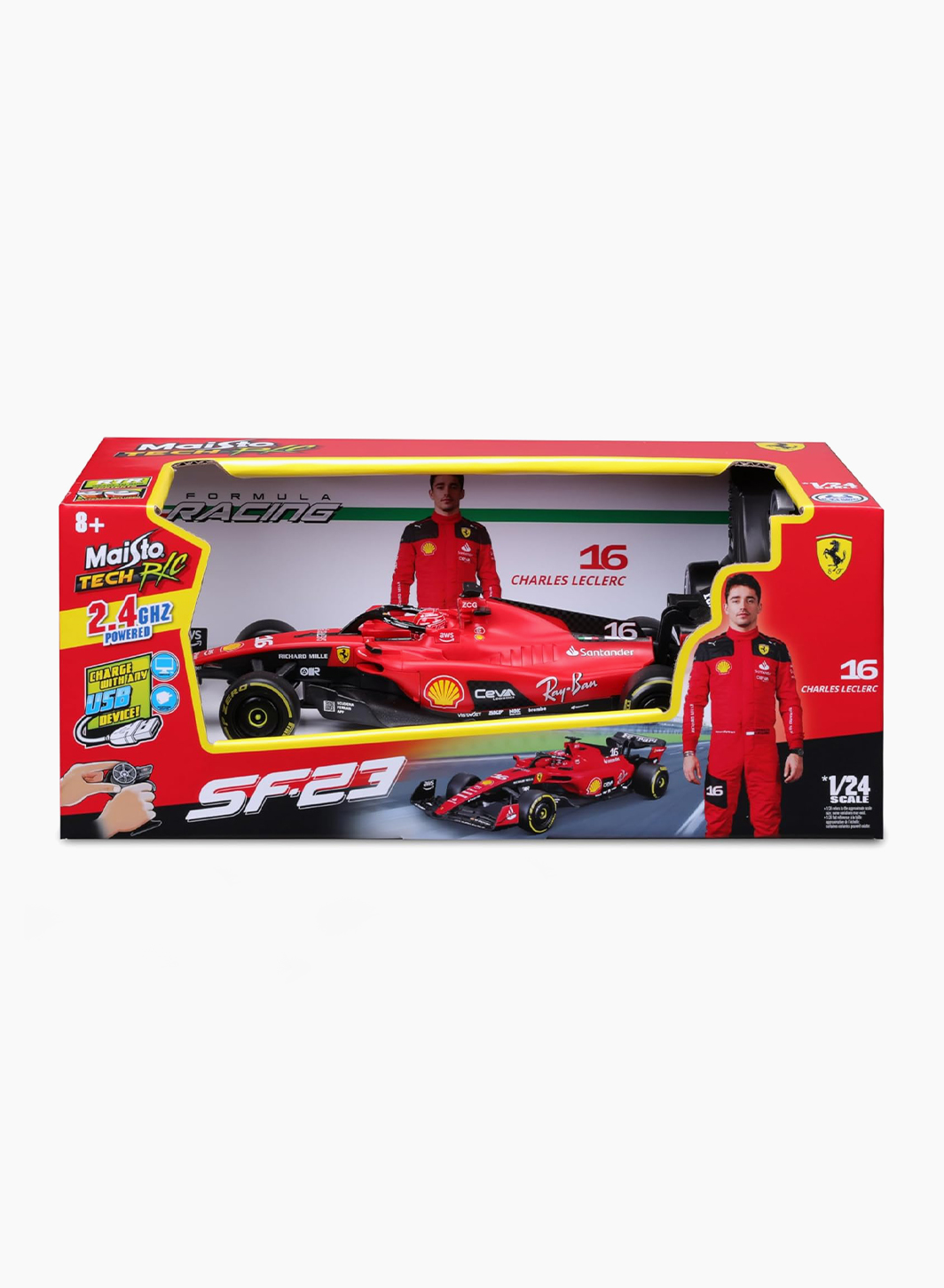 Հեռակառավարվող մեքենա «Premium F1 - 2023 Ferrari SF-23» Scale 1:24 Հեռակառավարվող մեքենա «Premium F1 - 2023 Ferrari SF-23» Scale 1:24