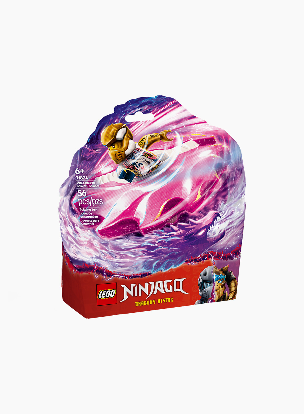 Կառուցողական խաղ Ninjago «Sora's dragon spinjitzu spinner»