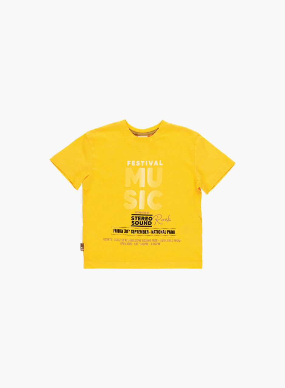 Cotton T-shirt "Music"