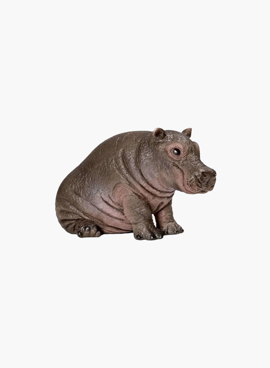 Animal figurine "Hippopotamus calf"