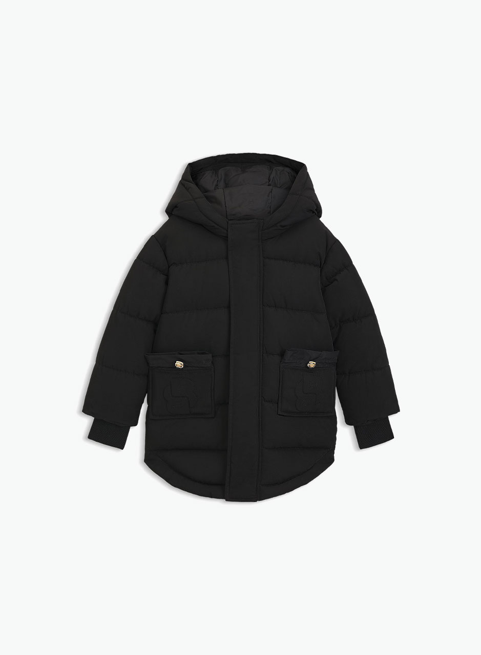 Girl hooded outerwear Girl hooded outerwear