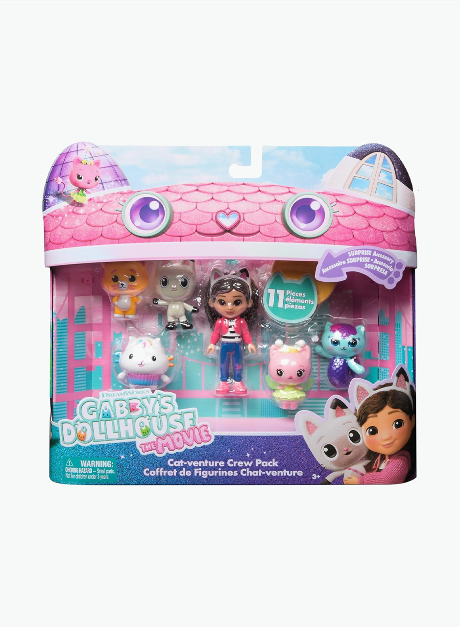Ֆիգուրների հավաքածու Gabby's Dollhouse "Cat Venture Crew Pack"