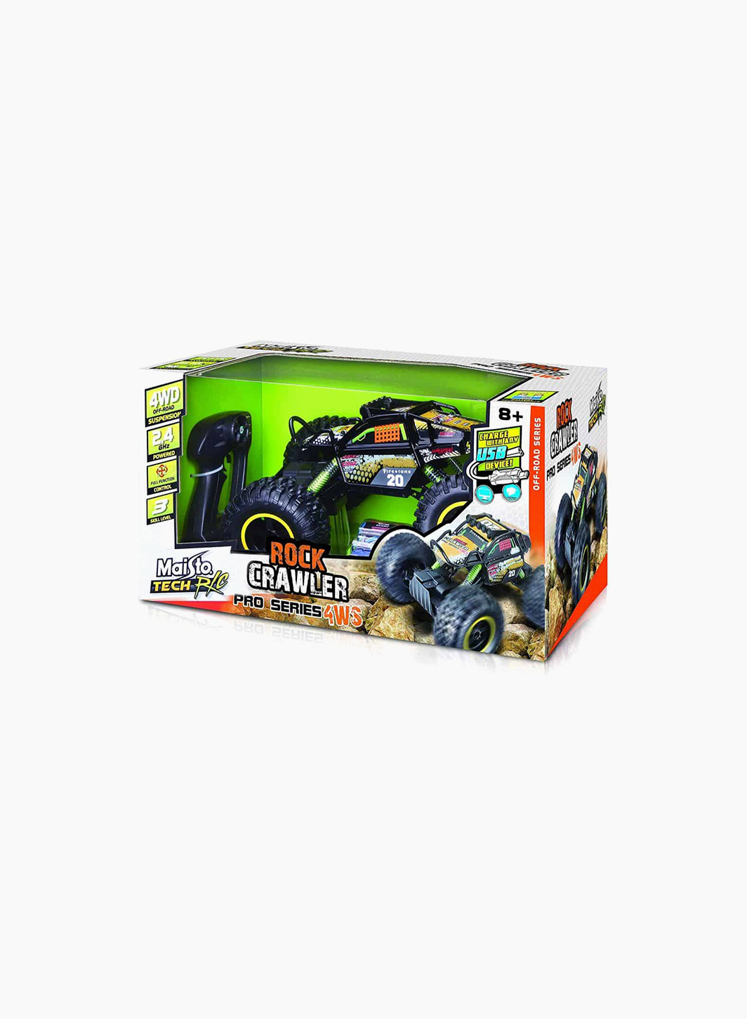 Հեռակառավարվող մեքենա Maisto «Rock Crawler Pro Series 4WS» Հեռակառավարվող մեքենա Maisto «Rock Crawler Pro Series 4WS»