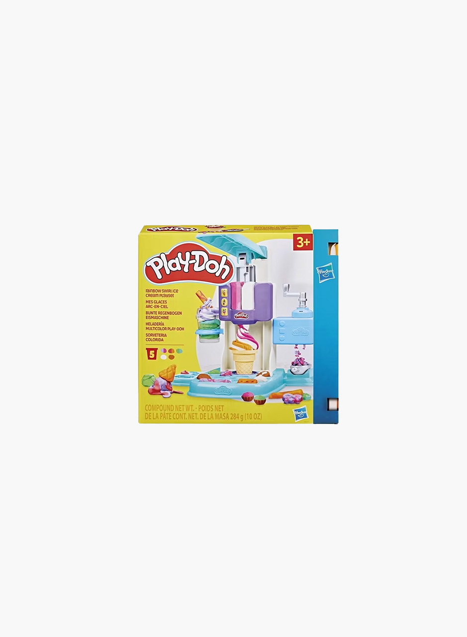 Набор пластилина Play-Doh "Мороженое с радужными вихрями"