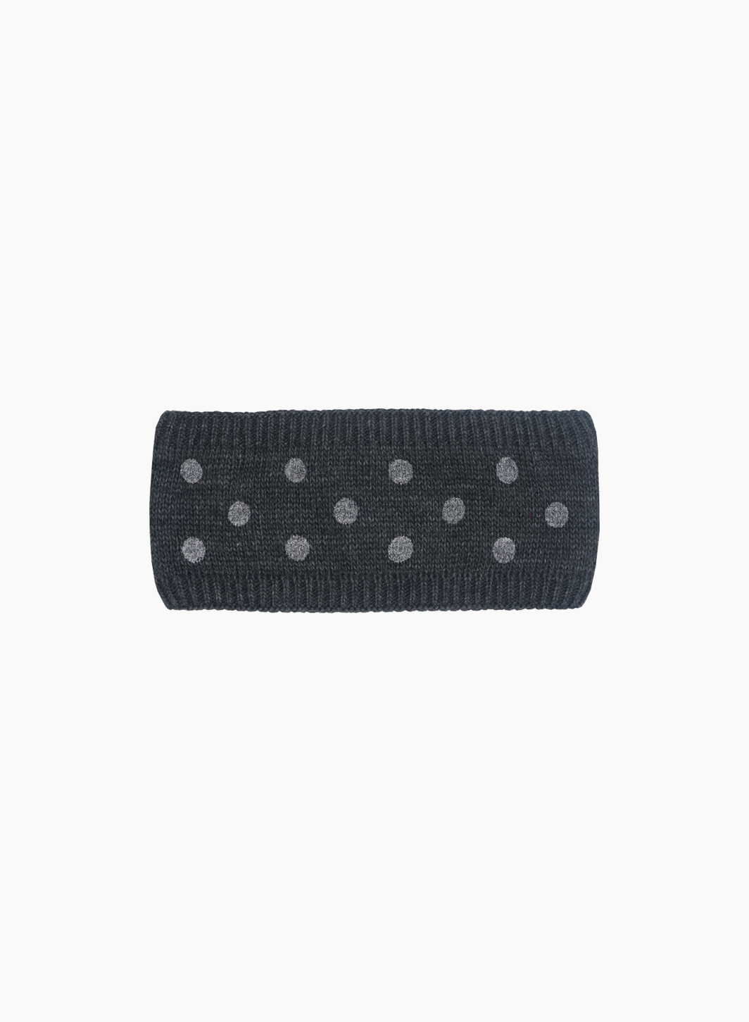 Winter polka dot headband