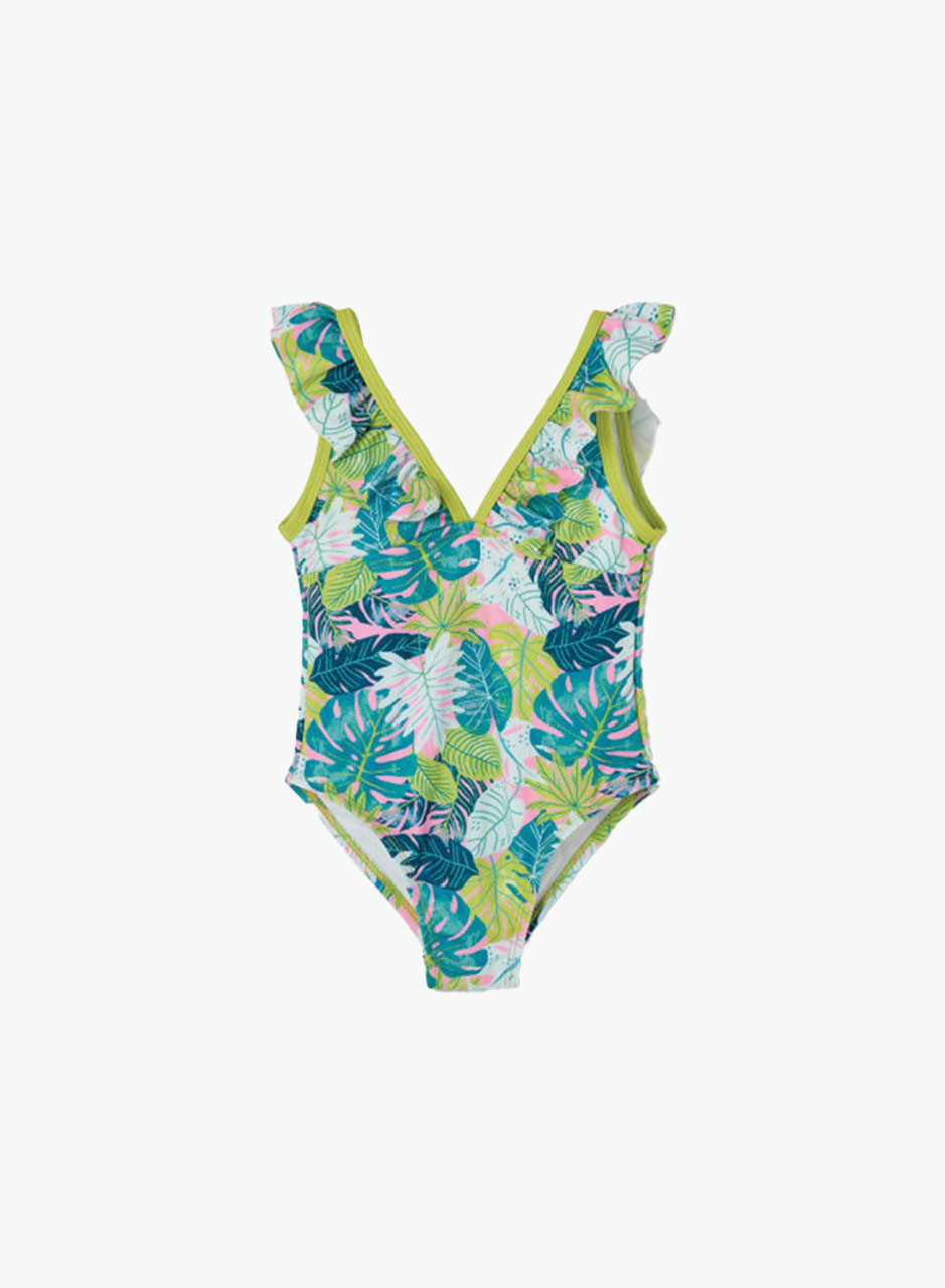 Купальник с цветочным принтом