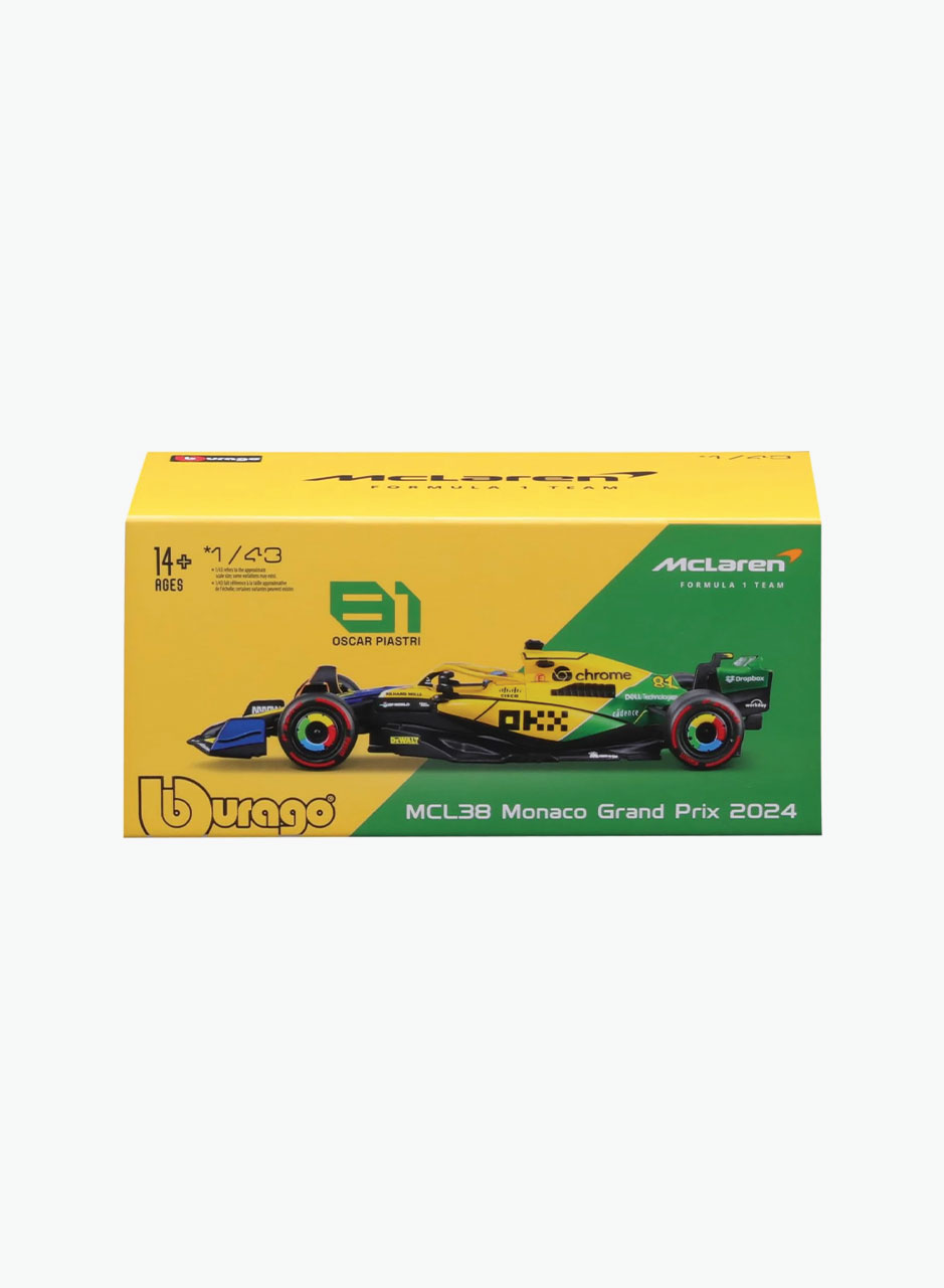 Մեքենա «McLaren F1 MCL38 #81 տուփով» Scale 1:43 Մեքենա «McLaren F1 MCL38 #81 տուփով» Scale 1:43