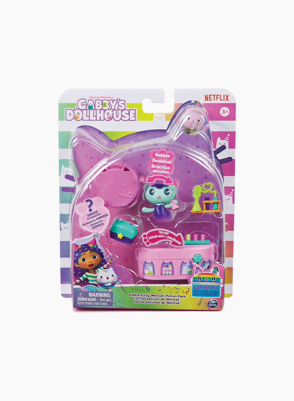 Playset Gabby's Dollhouse "Baby Box Cat Bobble Figure with Dollhouse"