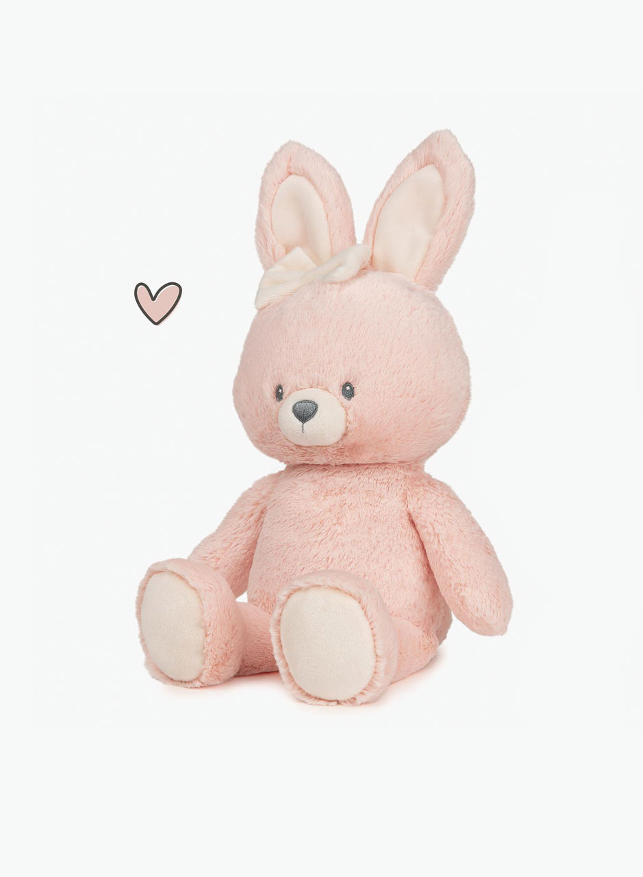 Мягкая игрушка из 100% переработанных материалов GUND "Розовый кролик"