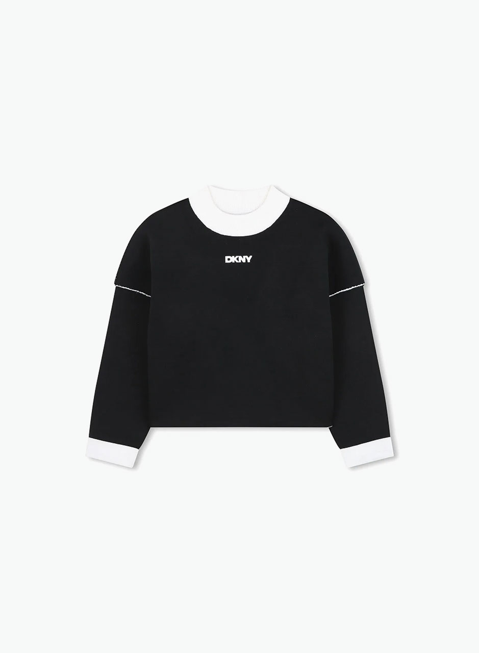 Двусторонний вязаный свитер