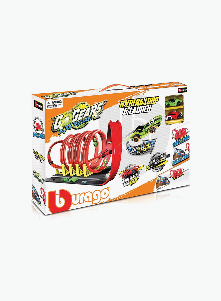 Խաղային հավաքածու «Go Gears էքստրեմալ ցիկլ Hyper 6 և մեկնարկ, 2 մեքենա»
