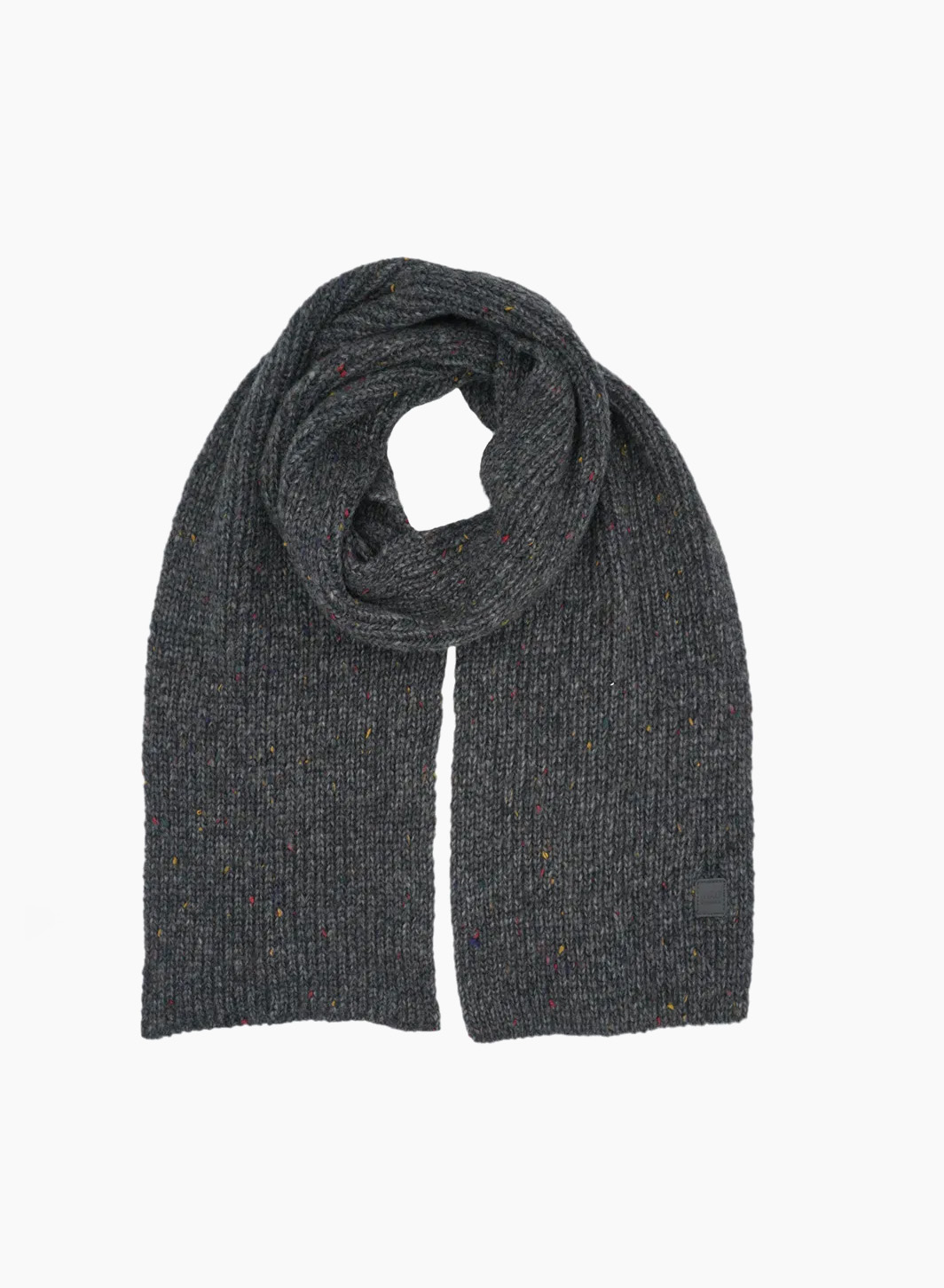 Soft knitted winter scarf