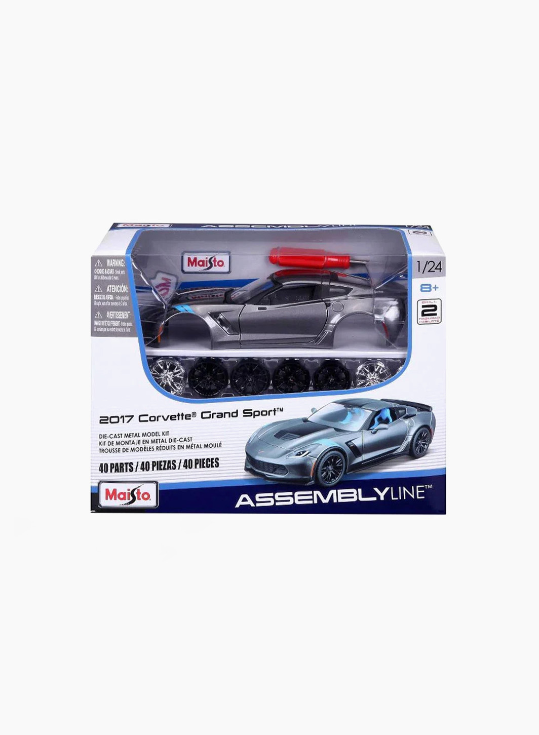 Մեքենա «2017 Chevrolet Corvette Grand Sport» Scale 1:24