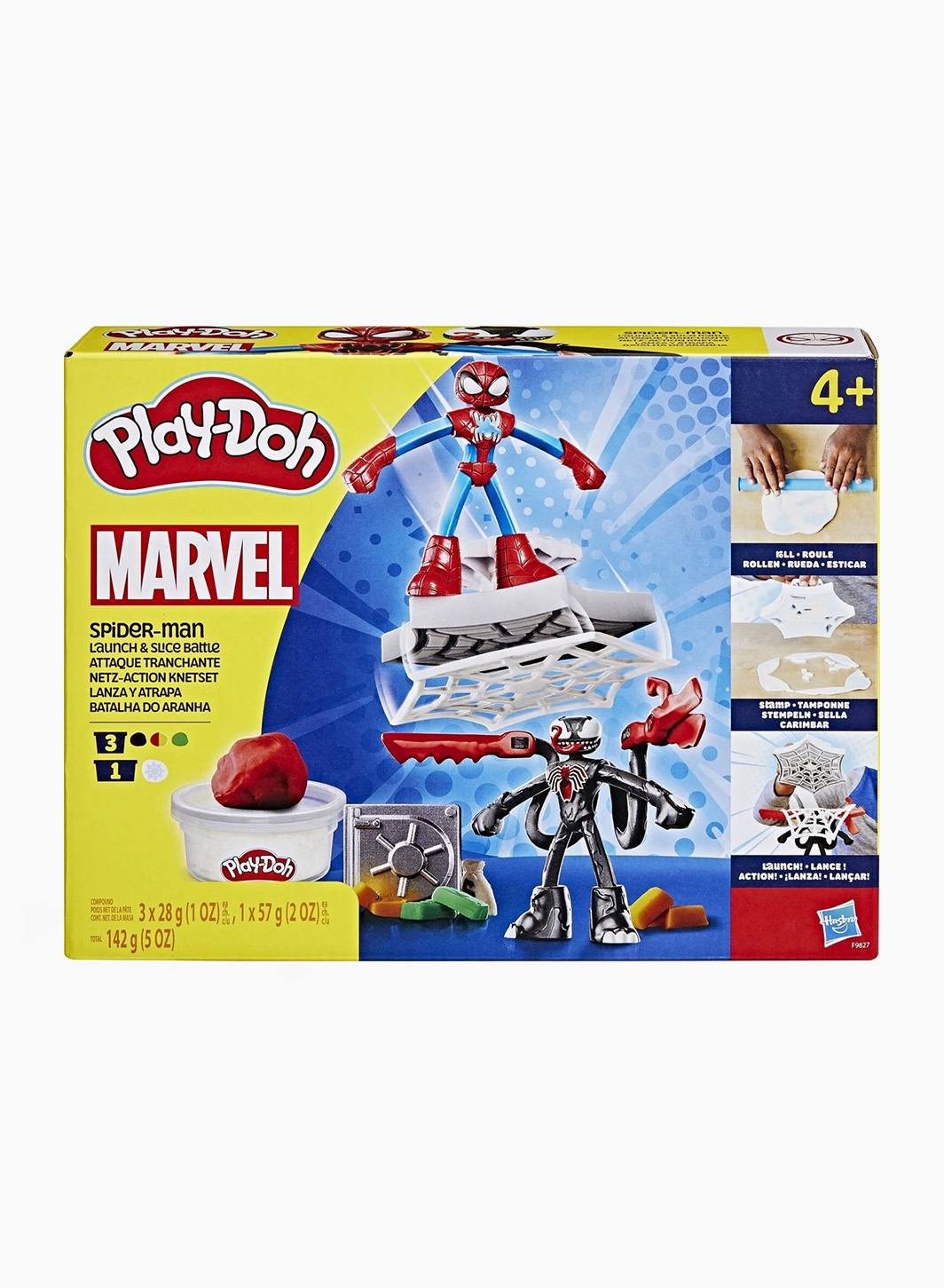 Խաղային հավաքածու Play-Doh «Spider-Man. Launch and slice battle» Խաղային հավաքածու Play-Doh «Spider-Man. Launch and slice battle»