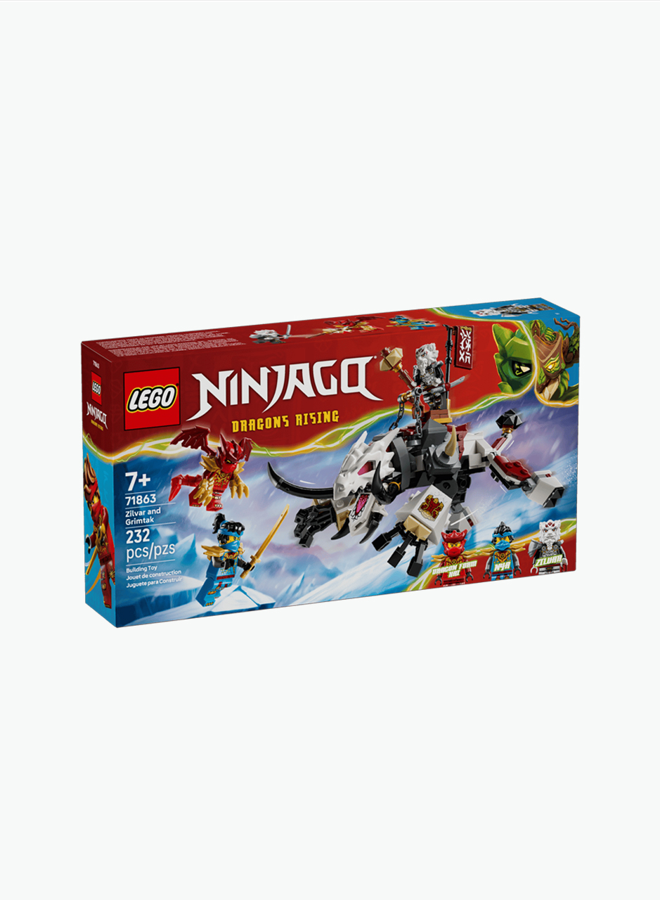 Конструктор Ninjago "Зилвар и Гримтак, драконоподобное чудовище"