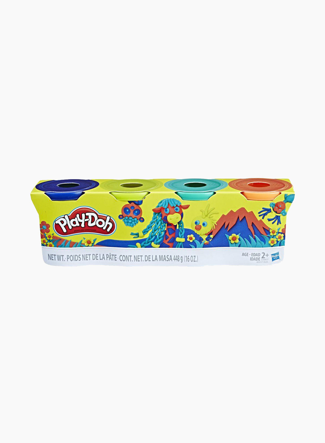 Plasticine Play-Doh "Wild" 4 pack