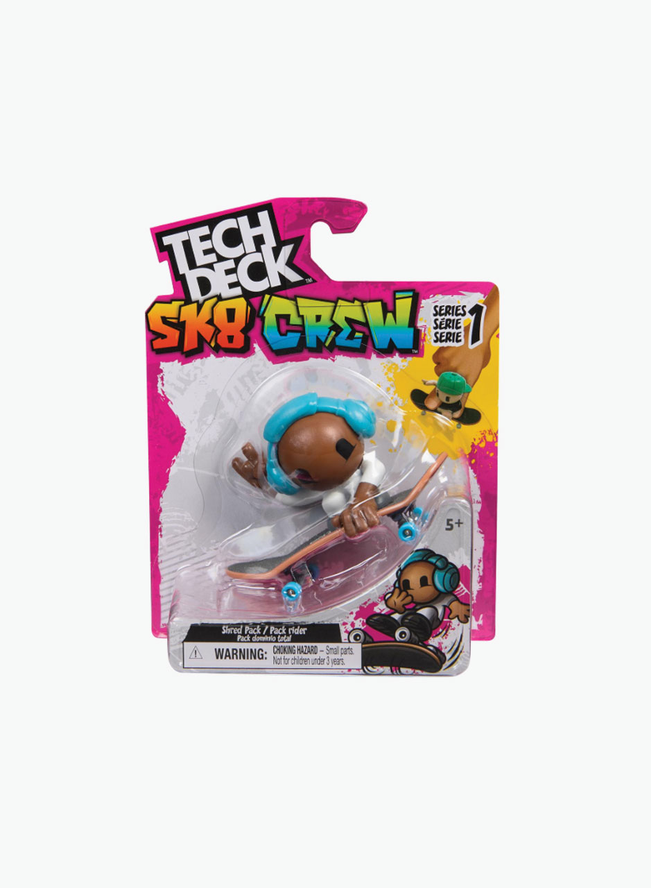 Mini skateboard with Figurine TED DEC 96 mm