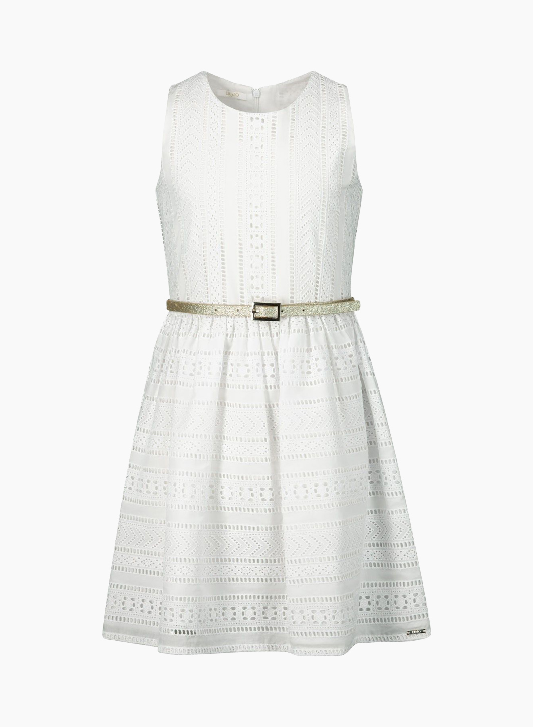 Golden belt dress