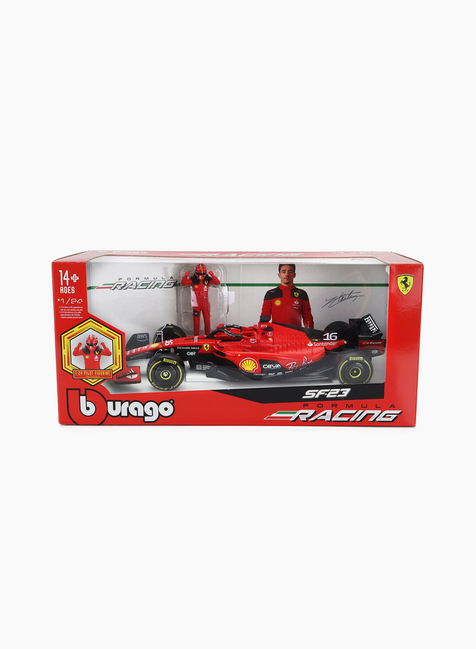 Car "Ferrari SF-23 with driver" Scale 1:24