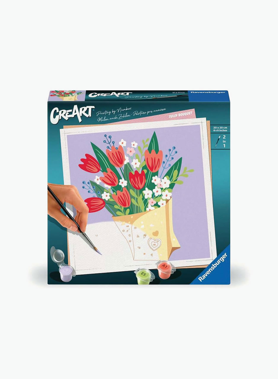 Картина по номерам "Букет тюльпанов"