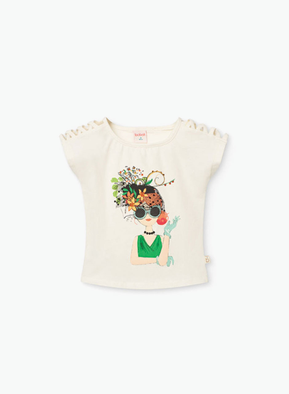 T-shirt "Girl with glasses" T-shirt "Girl with glasses"