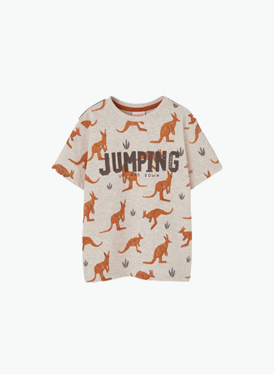 Хлопковая футболка "Jumping"