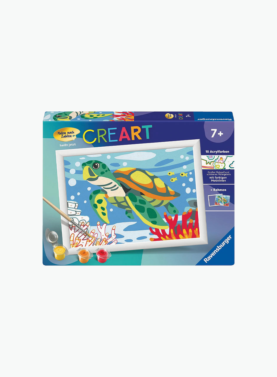 Painting with numbers "Sea turtle"