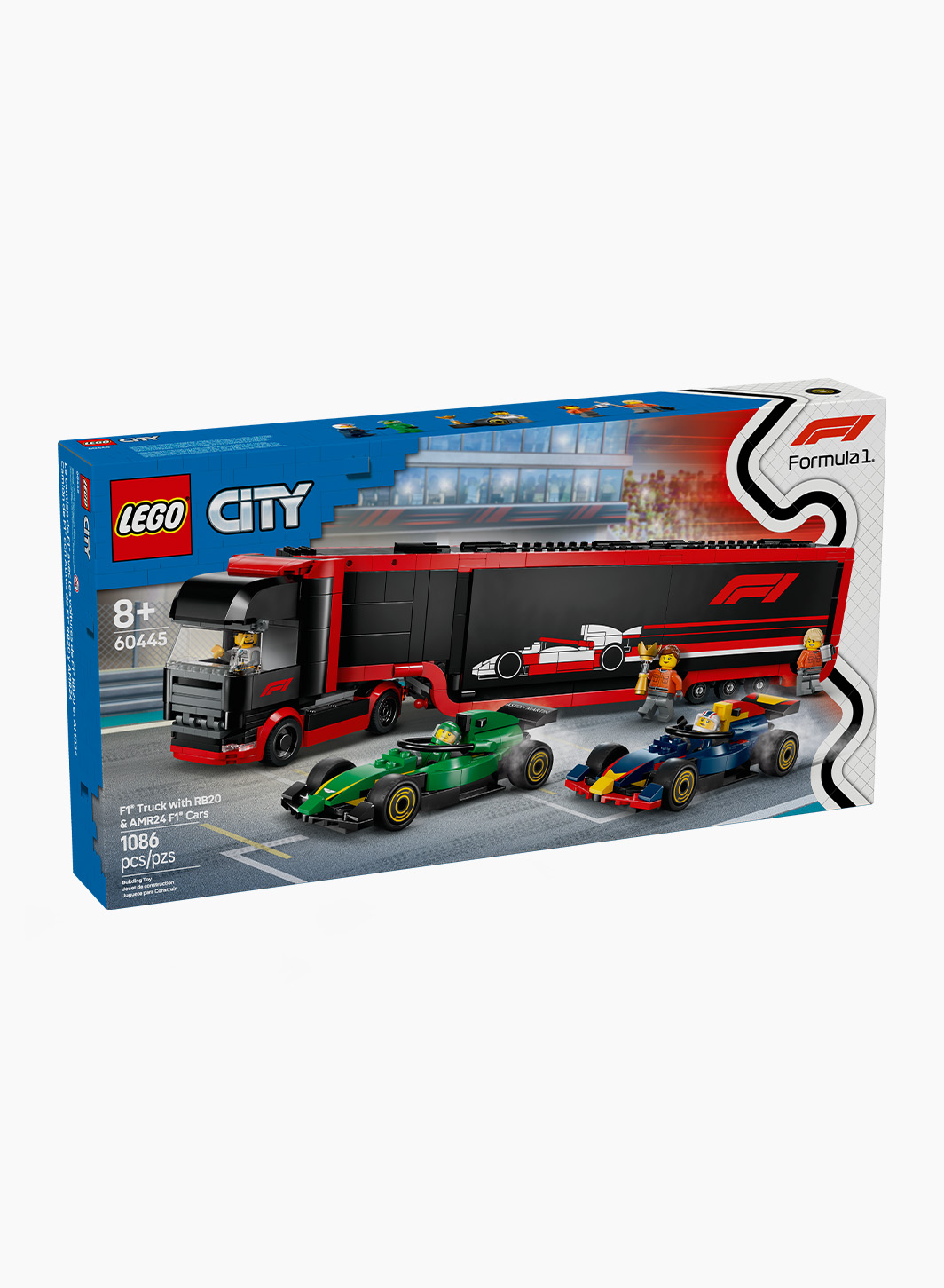 Կառուցողական խաղ City «F1 բեռնատար RB20 և AMR24 մեքենաներով» Կառուցողական խաղ City «F1 բեռնատար RB20 և AMR24 մեքենաներով»